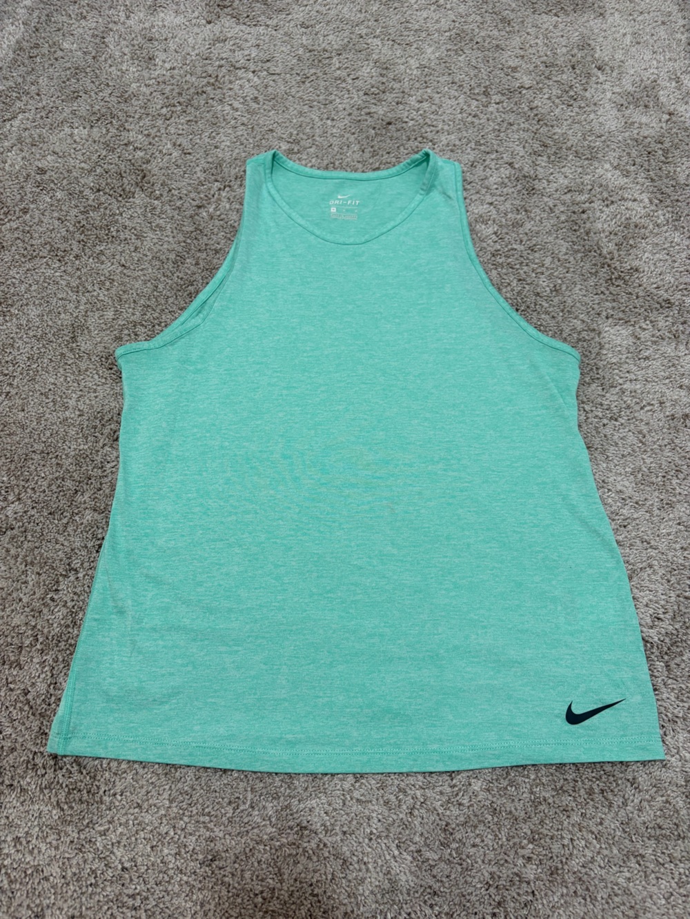 Nike Light Green Athletic Tank Top